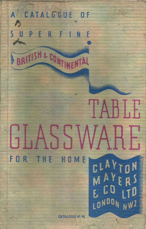 Clayton Mayers Catalogue- 1950's