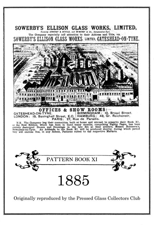 Sowerby Glass Pattern Book- 1885 - continuation