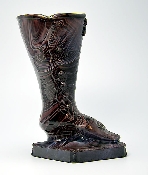 George Davidson Ladies Boot in purple malachite glass