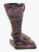 Davidson glass purple malachite ladies boot