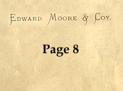 Edward Moore / Joseph Webb pattern book 1888 Page 7