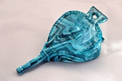 Sowerby glass green malachite, bellows hair tidy, nursery rhyme, Little Jack Horner