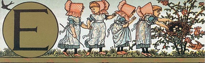 Sowerby Nursery Rhyme pattern 1219 - Elizabeth, Elspeth, Betsy & Bess