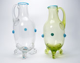 Two Sowerby Venetian jugs